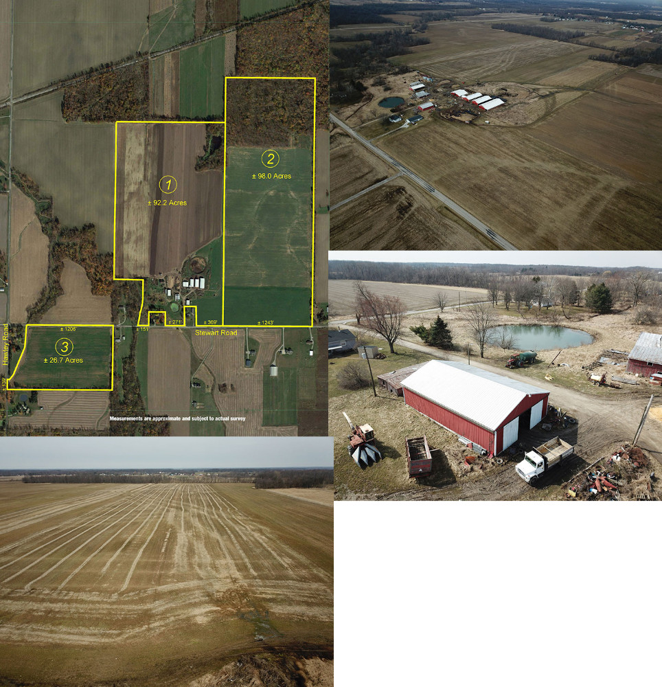 216acre Farm Offered In Three Parcels Also Selling IH Tractors Farm Machinery Sullivan, OH