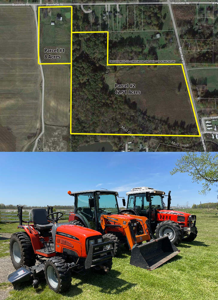 50+ Acre Farm Tractors Farm Equip. Truck Warren, OH KIKO