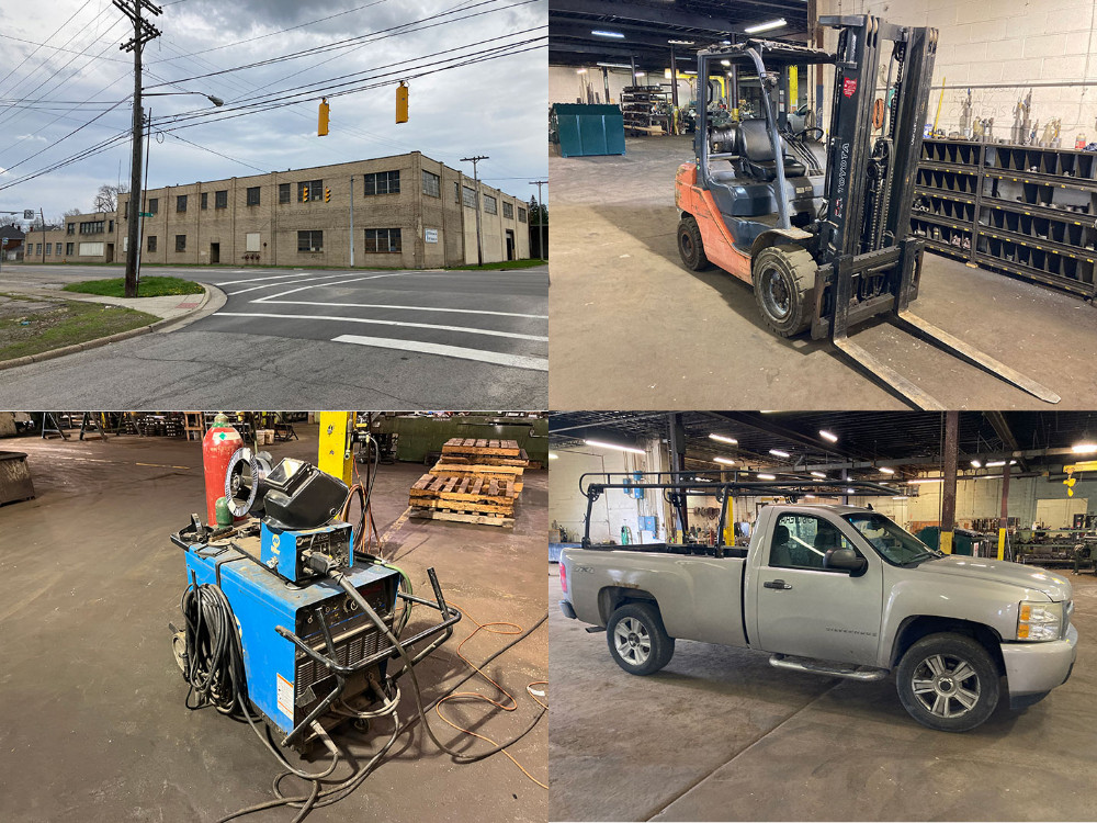 70,000 Sq. Ft. Industrial Building With Shop Forklifts Truck