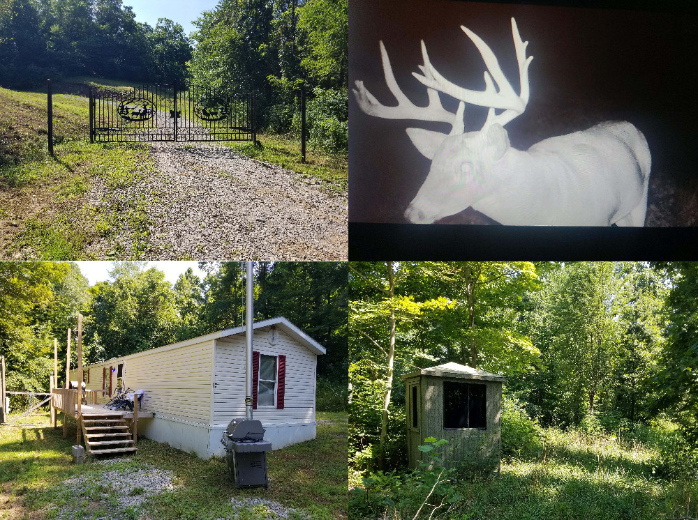 24.79 Acres Of Hunting & Recreational Land With Mobile Home Cabin Lower Salem, OH KIKO