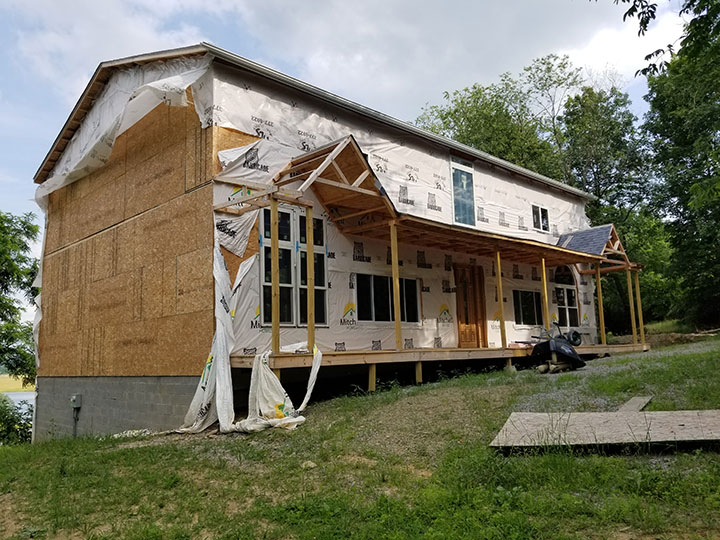 Unfinished New Construction Home Lisbon, OH KIKO Auctions and