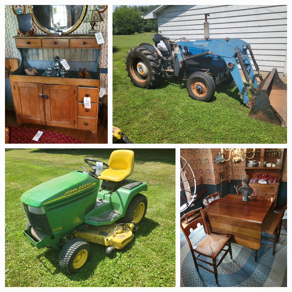 Ant. Furniture Jewelry Ford Tractor Lumber Columbiana, OH