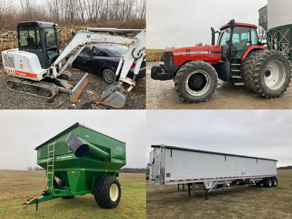 New Year's Online Only Auction Tractors Trucks Farm