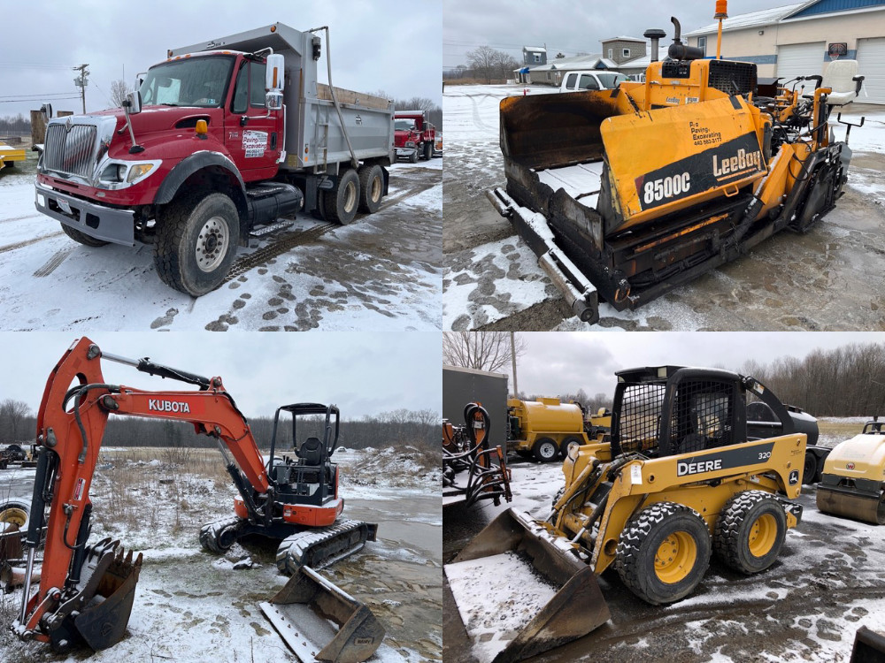 2015 LeeBoy 8500C Paver Dump Trucks Skid Steers Rome, OH KIKO Auctions and Auctioneers