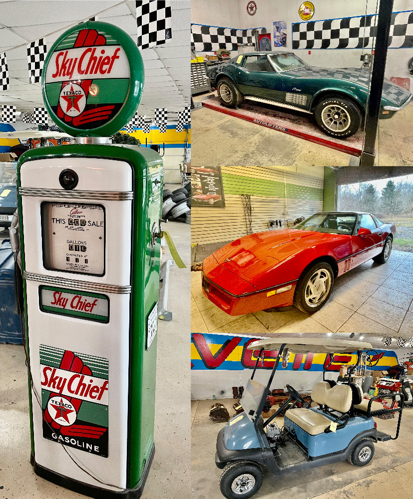 Corvettes Engines Restored Gas Pumps Signs Edinburg, PA KIKO