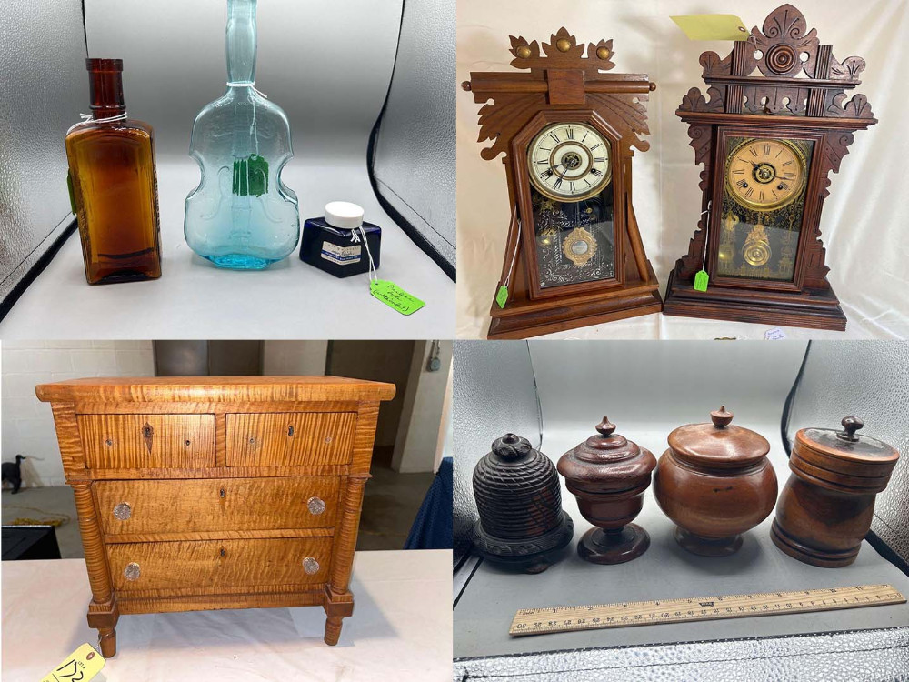 Online Only Clocks Pottery Animals Milk Bottles Canton, OH