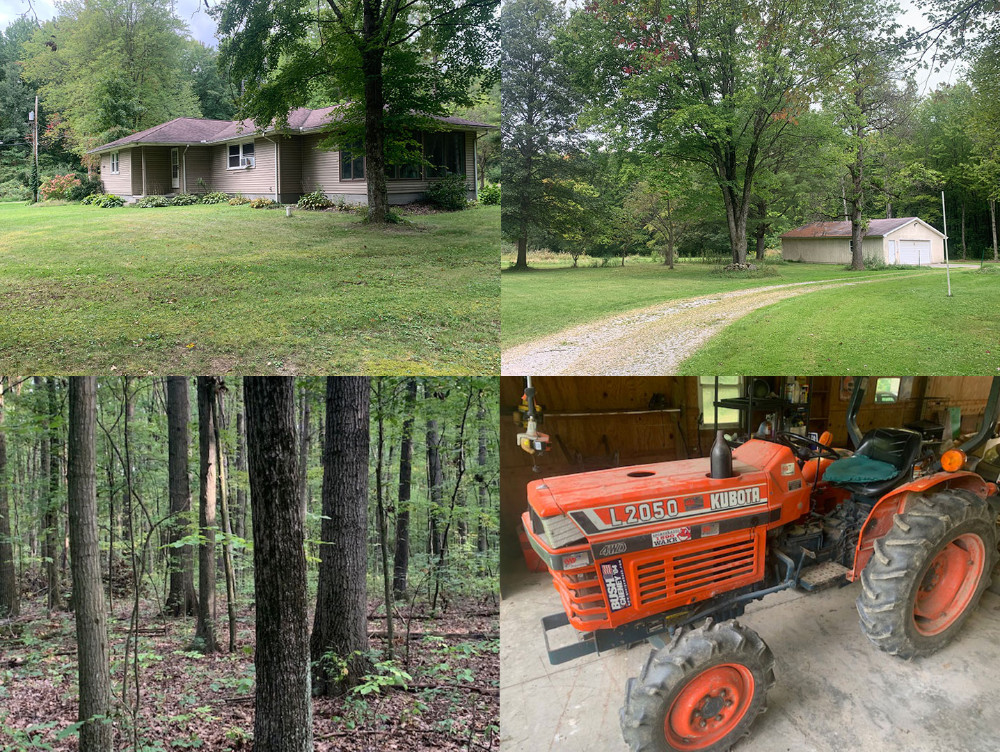 Kiko Realtors, Auctioneers, Advisors 34 Acres Ranch Home Tractor Firearms