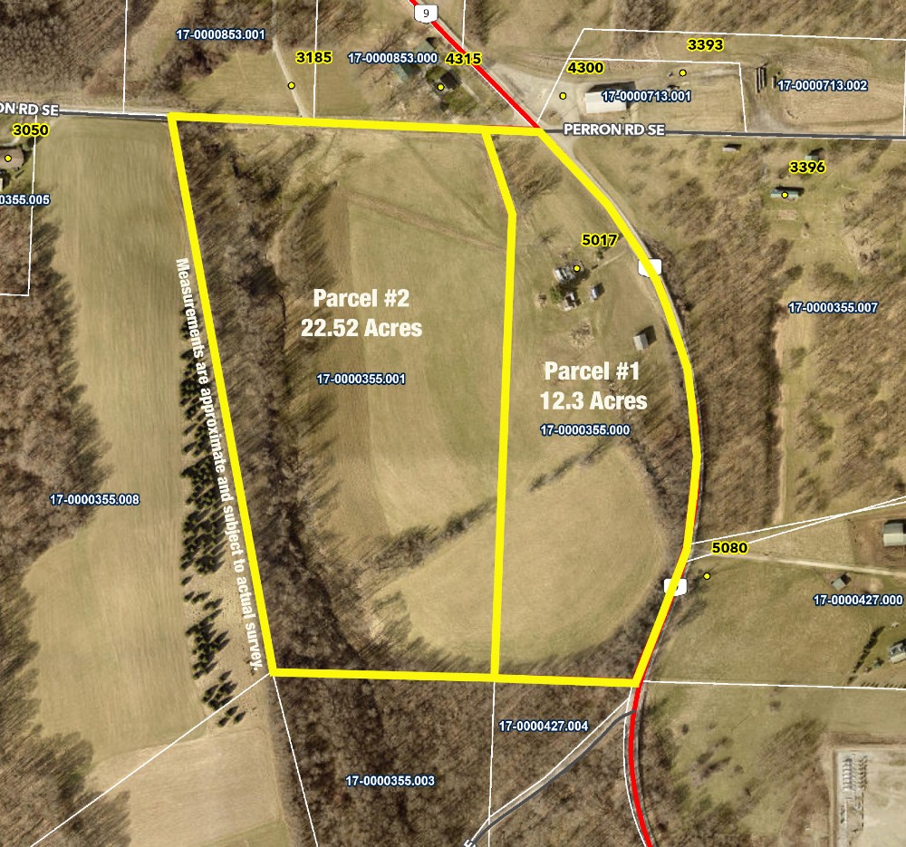 34.816 Acres Mostly Open, Tillable, And Wooded Land! Carrollton, OH