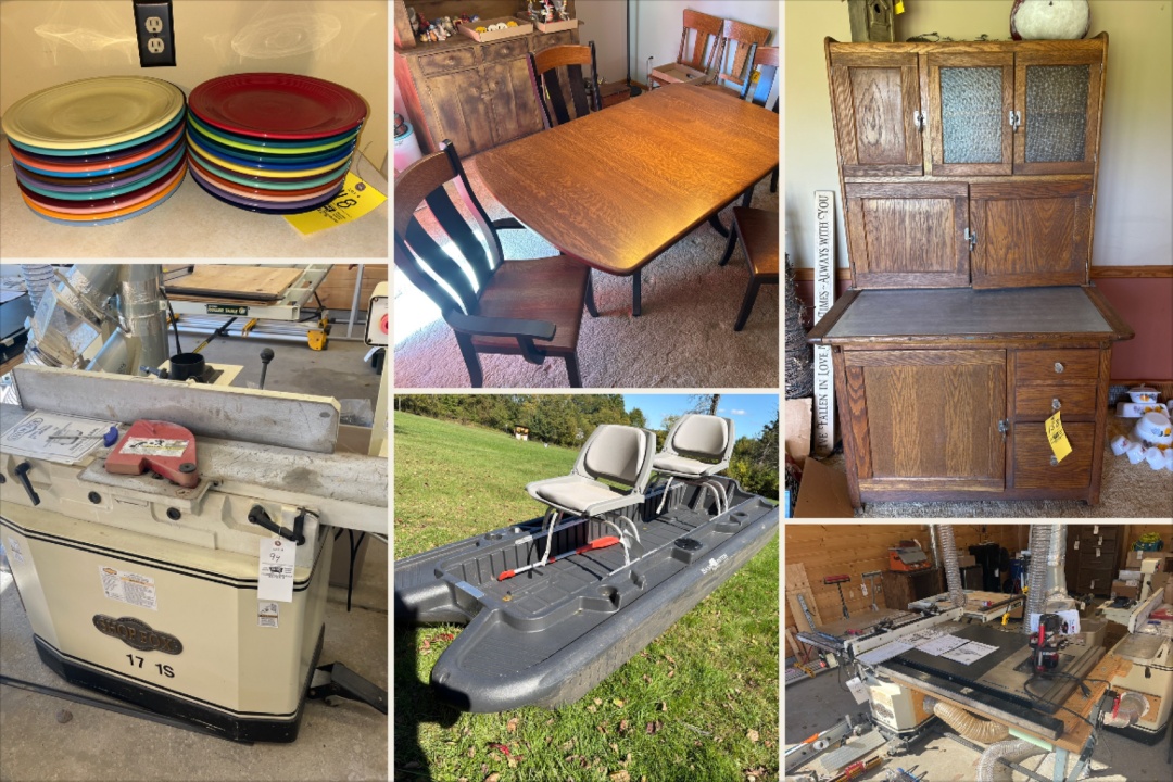 Woodshop Tools, Bass Hunter Boat, Furniture, Fiesta Ware